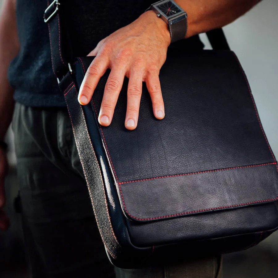 AUSTIN Messenger Bag – Grey
