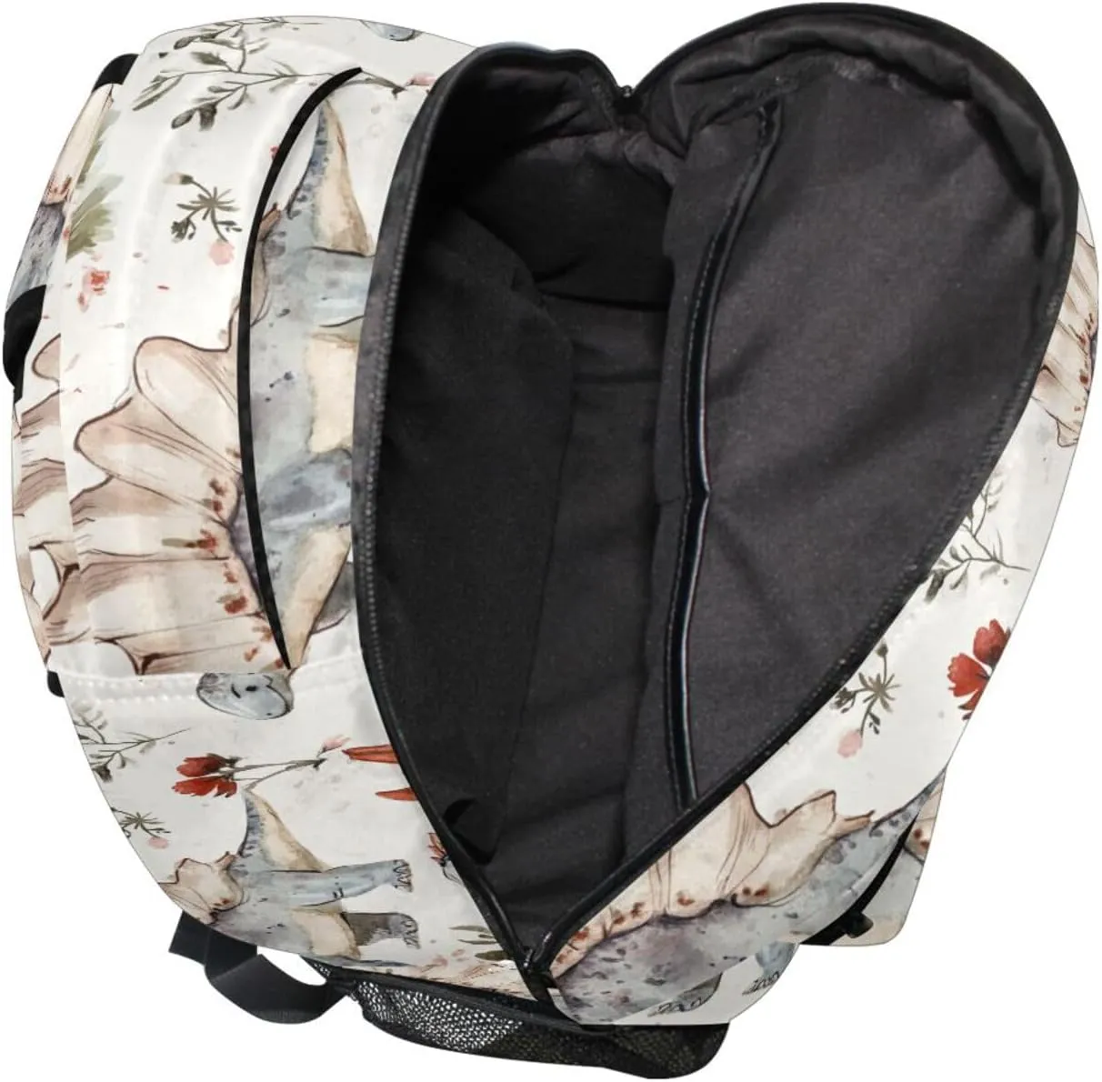 Backpack for Men and Women Fashion Backpack with Chest Strap for Business Work College Travel Trip Beauty Dinosaur Stegosaurus Planetary Impact