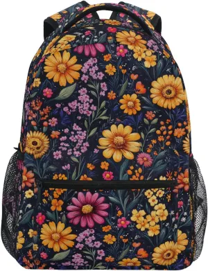 Backpack for Teens Boys Girls Waterproof School Book Bag with Chest Strap for Travel Trip Instant Oatmeal Mexicana Style
