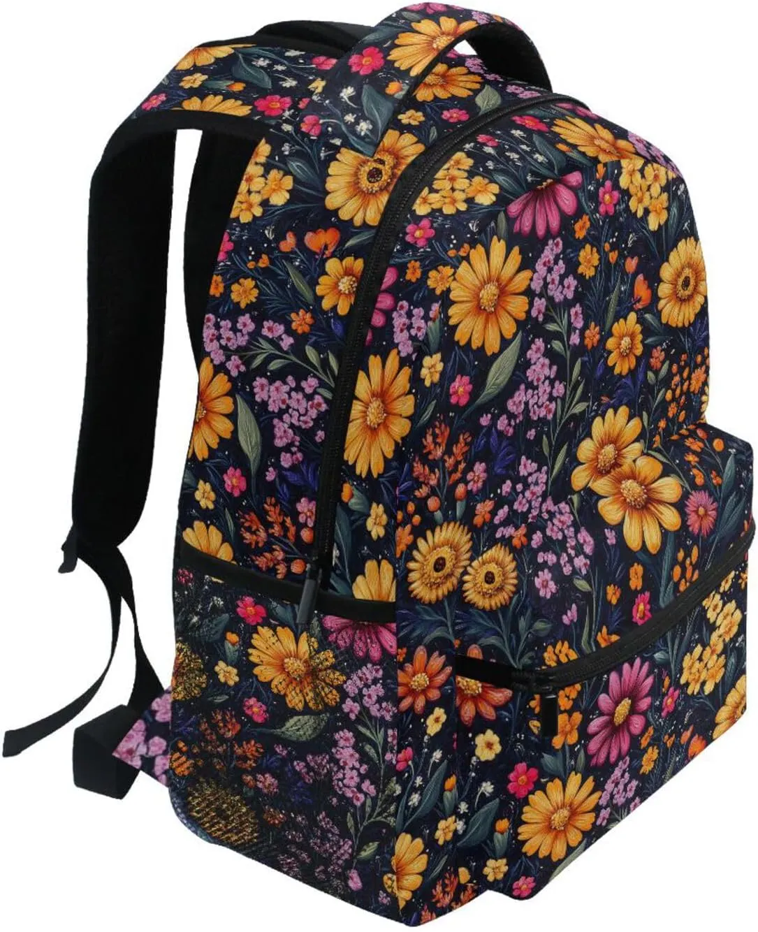 Backpack for Teens Boys Girls Waterproof School Book Bag with Chest Strap for Travel Trip Instant Oatmeal Mexicana Style