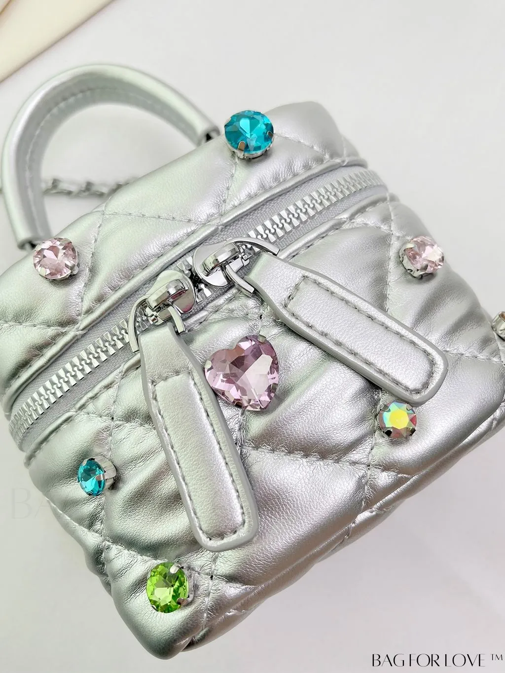BagForLove - 2023 Mini Rhinestone Fashion Bucket Bag: Versatile Shoulder & Crossbody
