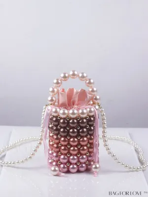 BagForLove - Chic Faux Pearl Bucket Bag