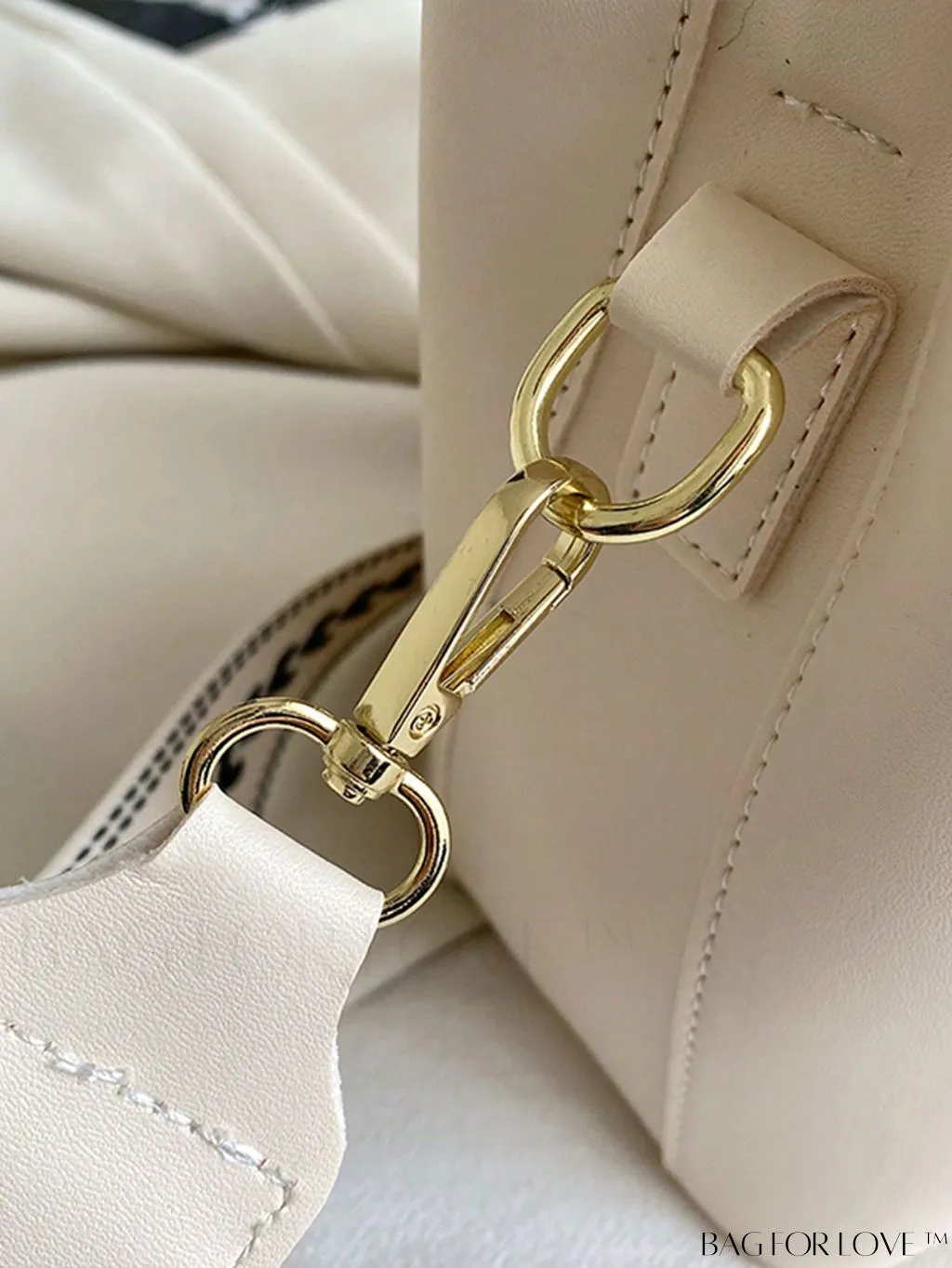 BagForLove - Chic Two-Tone Embossed Satchel Bag - Mini Size