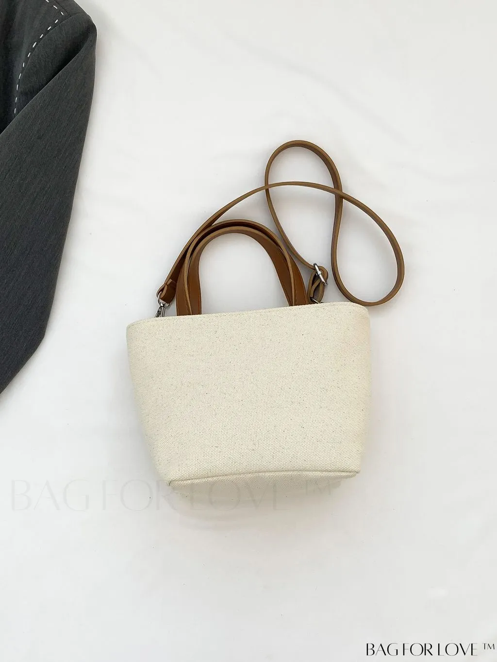 BagForLove - Classy Striped Canvas Tote for Women - Casual, Elegant, and Functional