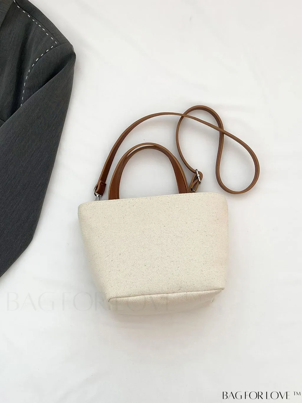 BagForLove - Classy Striped Canvas Tote for Women - Casual, Elegant, and Functional