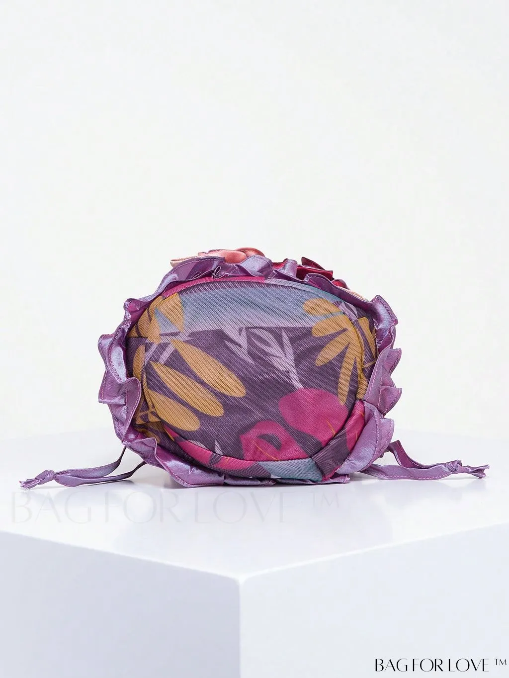 BagForLove - Floral Drawstring Handbag: Trendy, Elegant Evening & Phone Bag with Charming Bucket Design