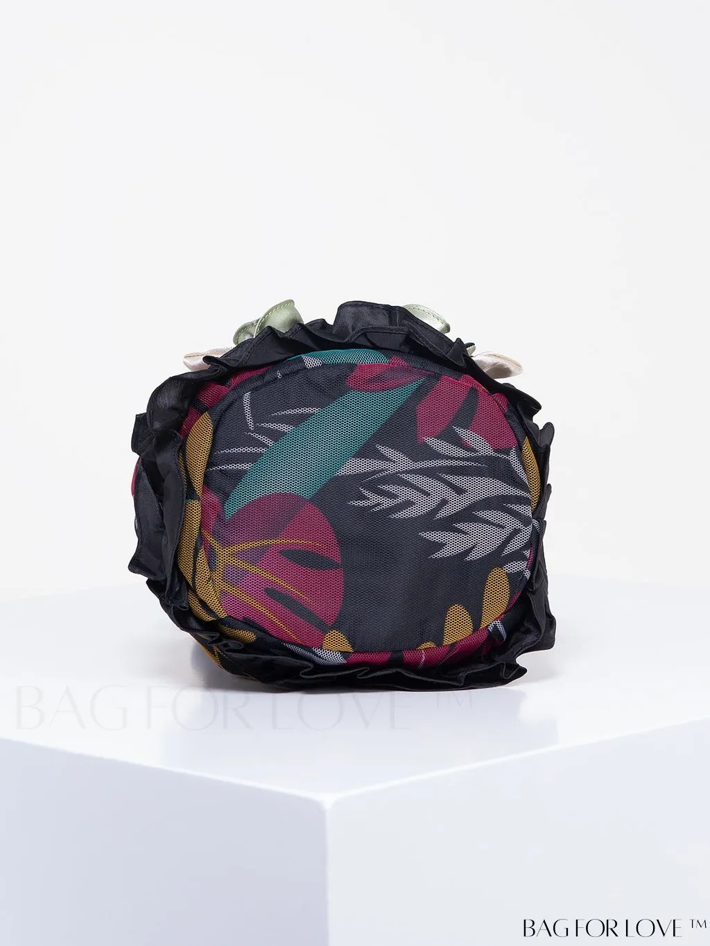 BagForLove - Floral Drawstring Handbag: Trendy, Elegant Evening & Phone Bag with Charming Bucket Design