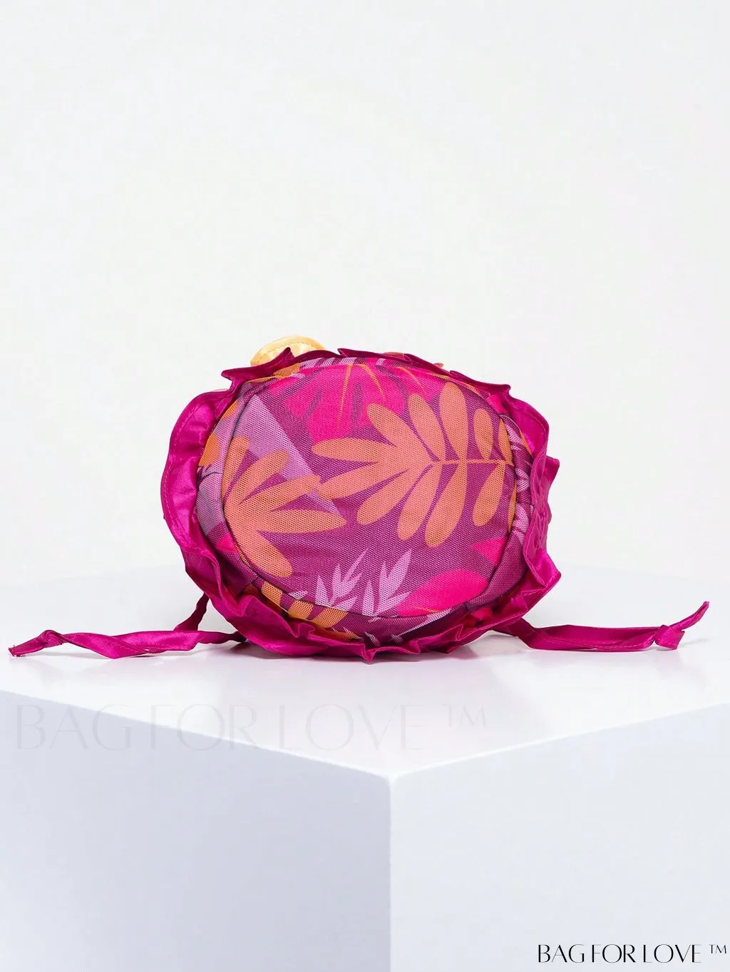 BagForLove - Floral Drawstring Handbag: Trendy, Elegant Evening & Phone Bag with Charming Bucket Design