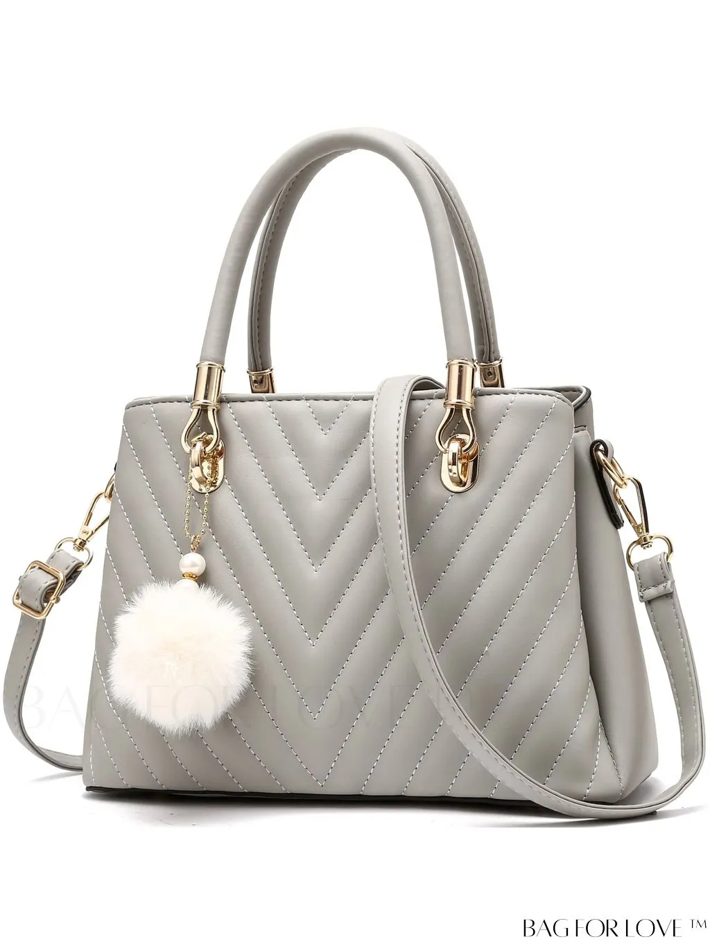 BagForLove - I IHAYNER Womens Quilted Leather Handbags: Fashionable Top-handle Tote and Shoulder Bag