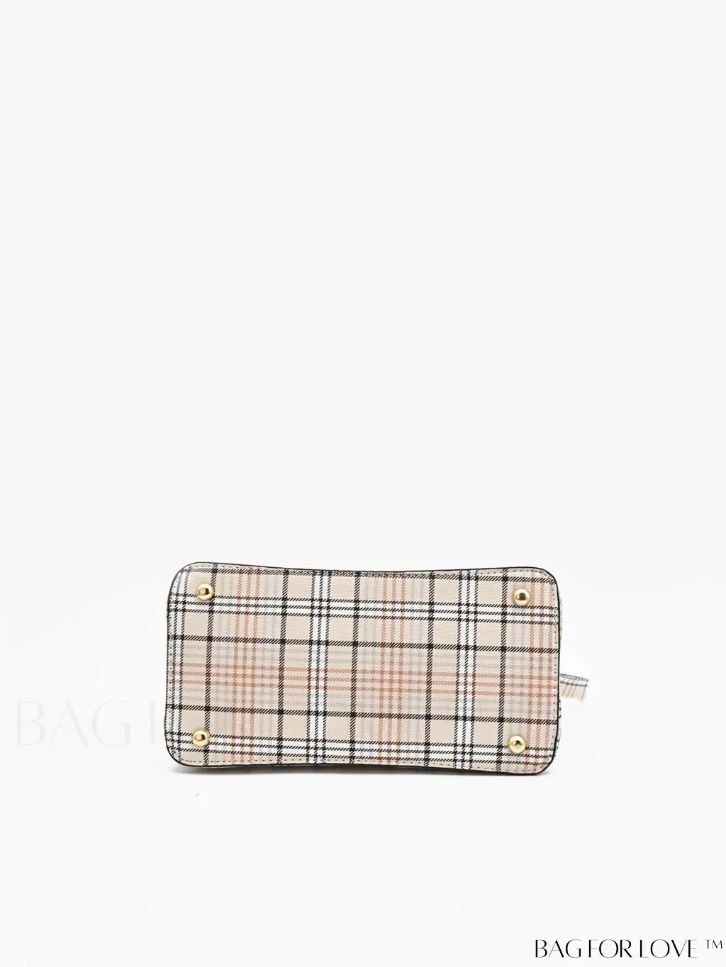 BagForLove - Plaid Square Bag Charm for a Professional Office Look