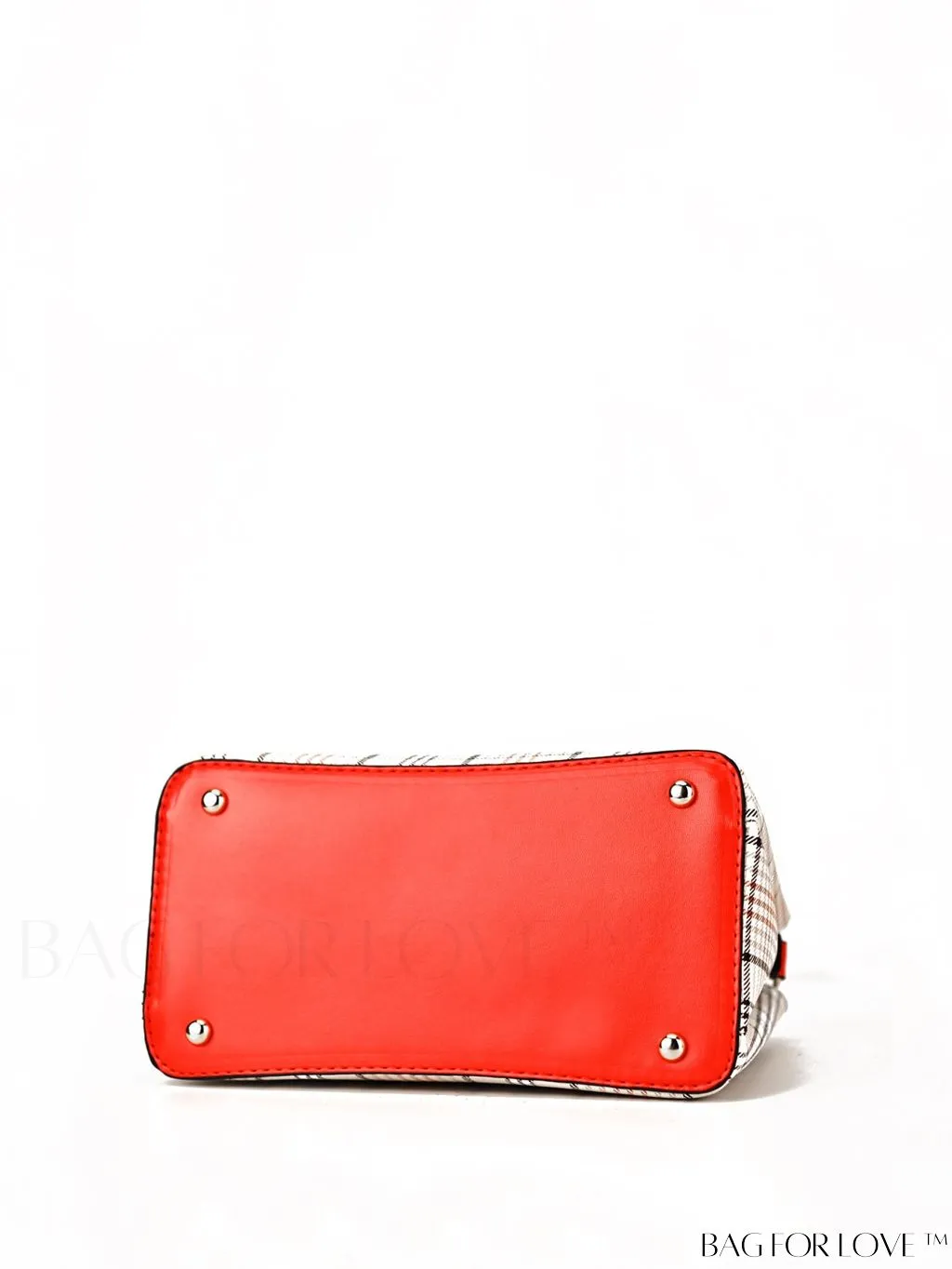 BagForLove - Plaid Square Bag Charm for a Professional Office Look