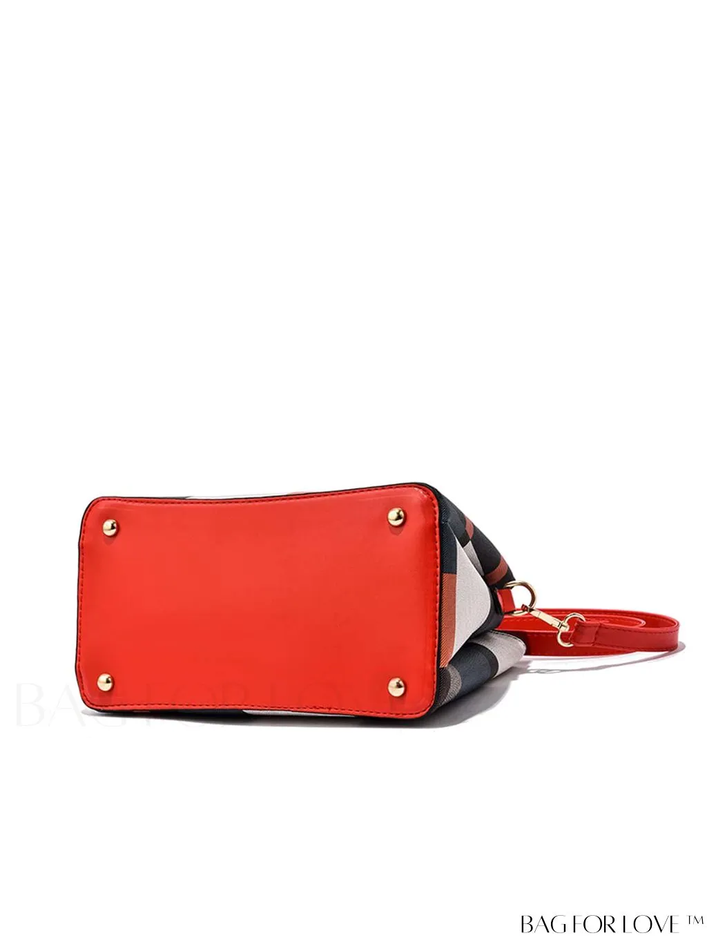BagForLove - Plaid Square Bag Charm for a Professional Office Look