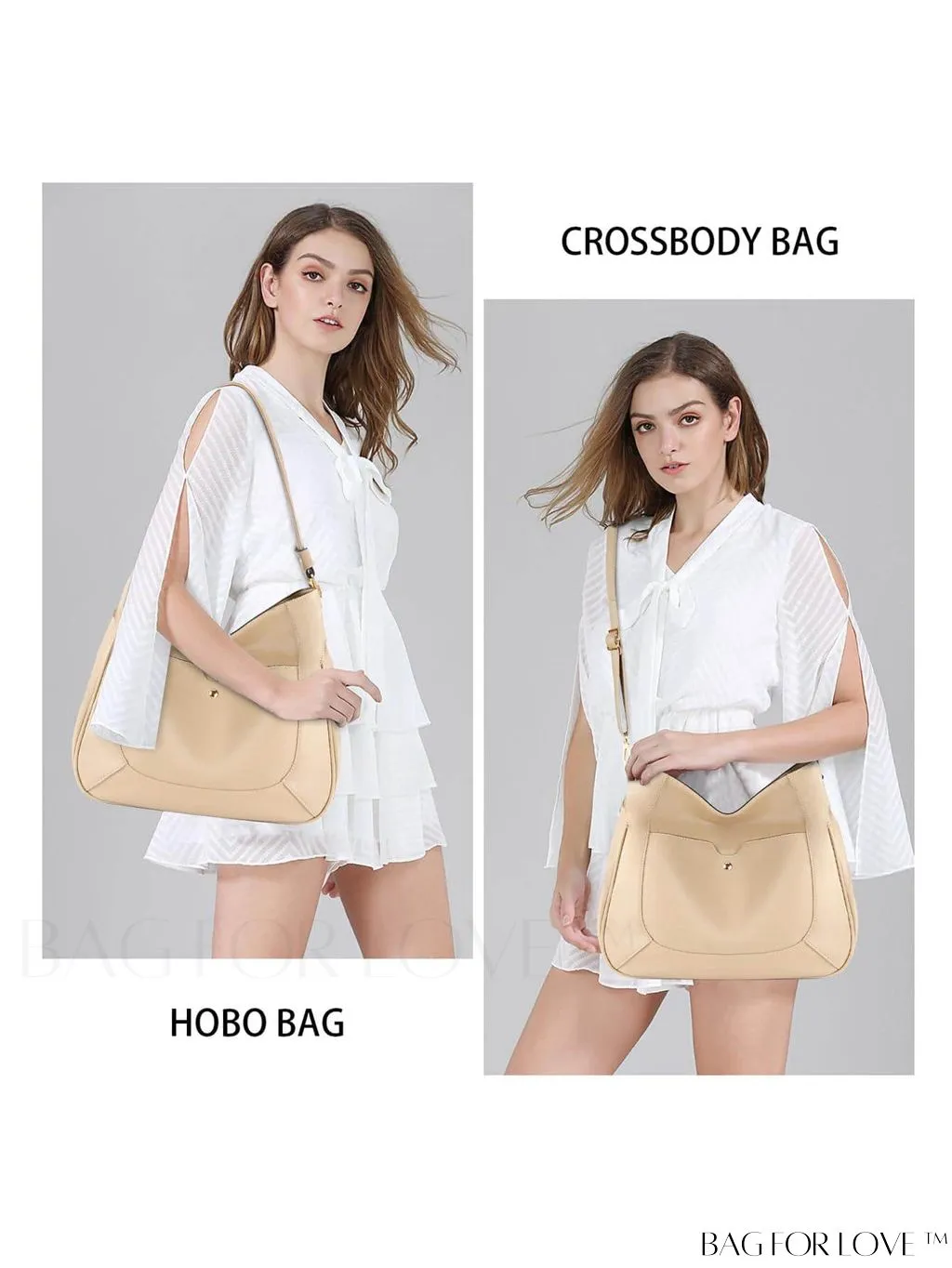 BagForLove - Premium Leather Womens Handbags: Stylish, Spacious Tote with Shoulder and Crossbody Options.
