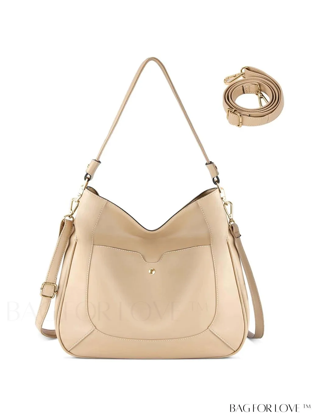 BagForLove - Premium Leather Womens Handbags: Stylish, Spacious Tote with Shoulder and Crossbody Options.