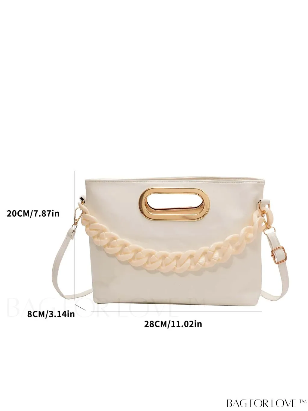 BagForLove - Stylish Chain-Adorned Shoulder Bag