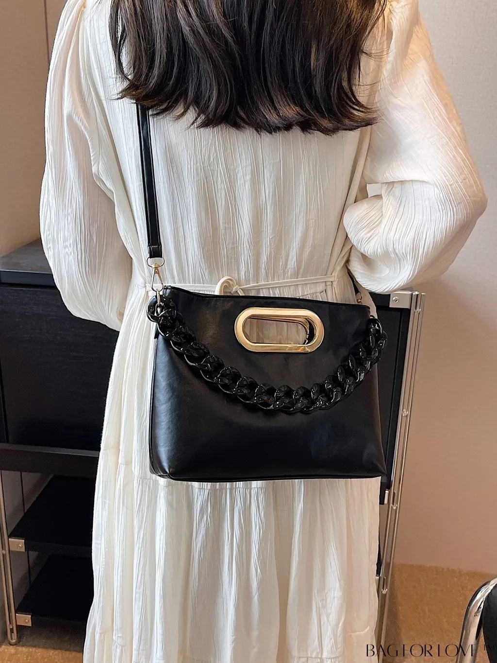 BagForLove - Stylish Chain-Adorned Shoulder Bag