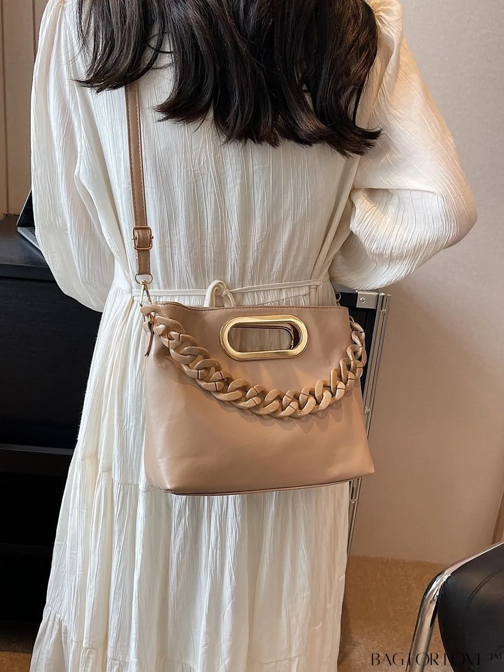BagForLove - Stylish Chain-Adorned Shoulder Bag