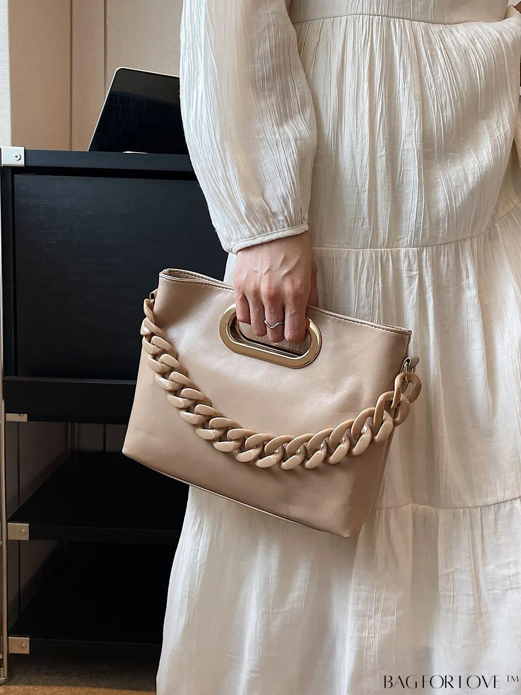BagForLove - Stylish Chain-Adorned Shoulder Bag