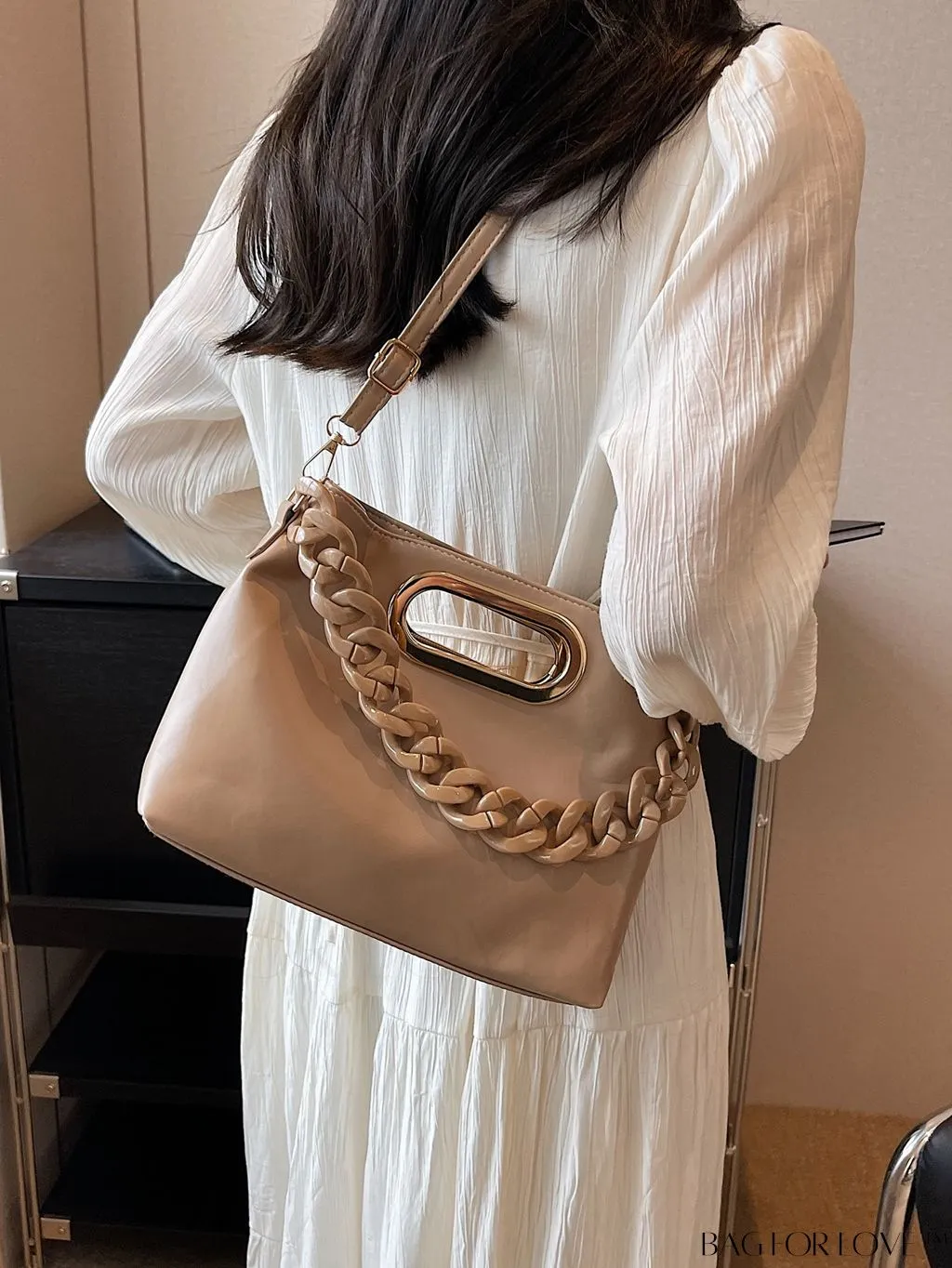 BagForLove - Stylish Chain-Adorned Shoulder Bag