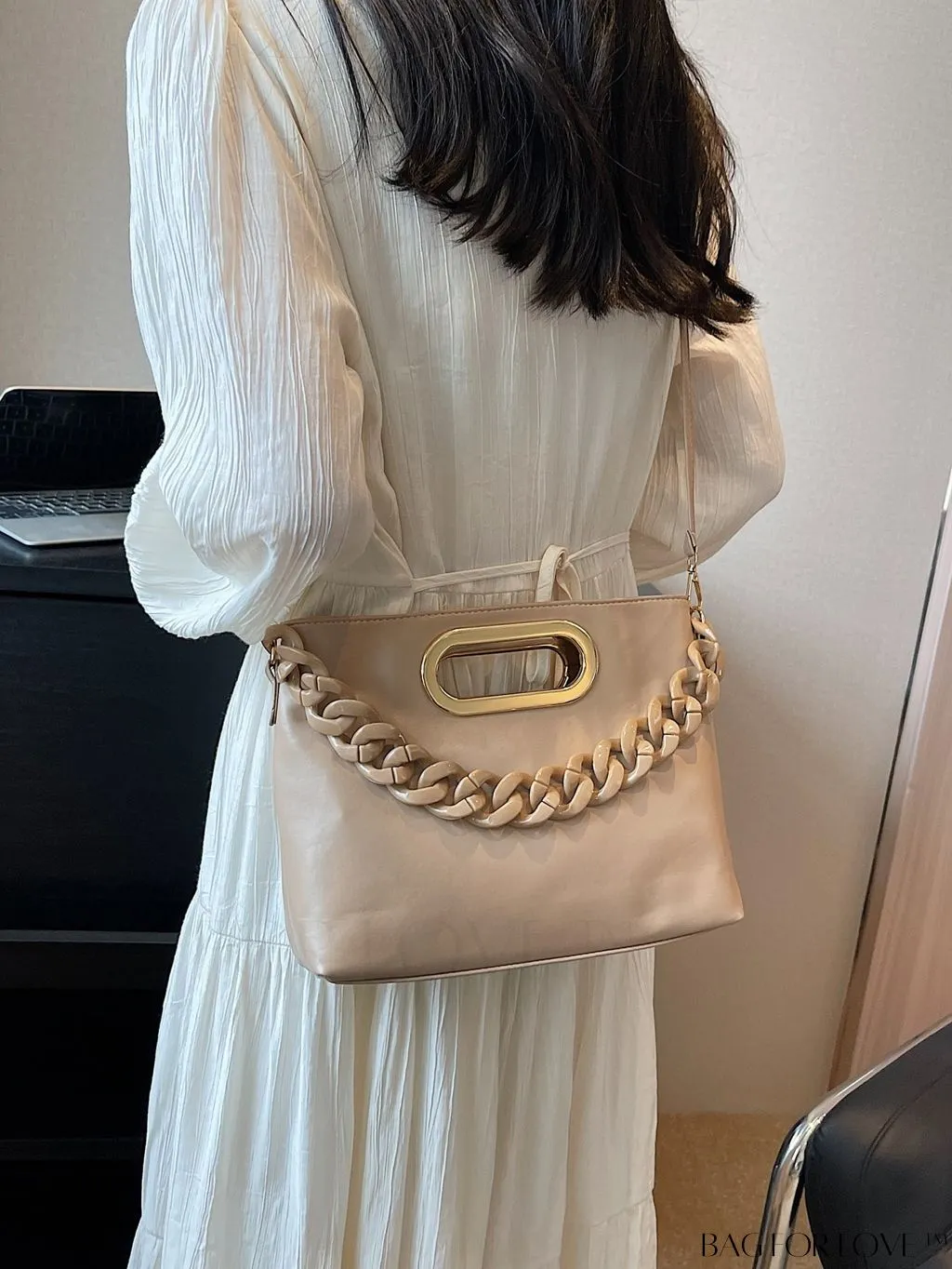 BagForLove - Stylish Chain-Adorned Shoulder Bag