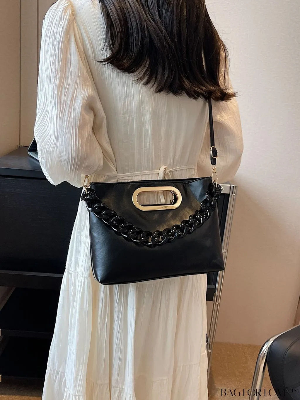 BagForLove - Stylish Chain-Adorned Shoulder Bag