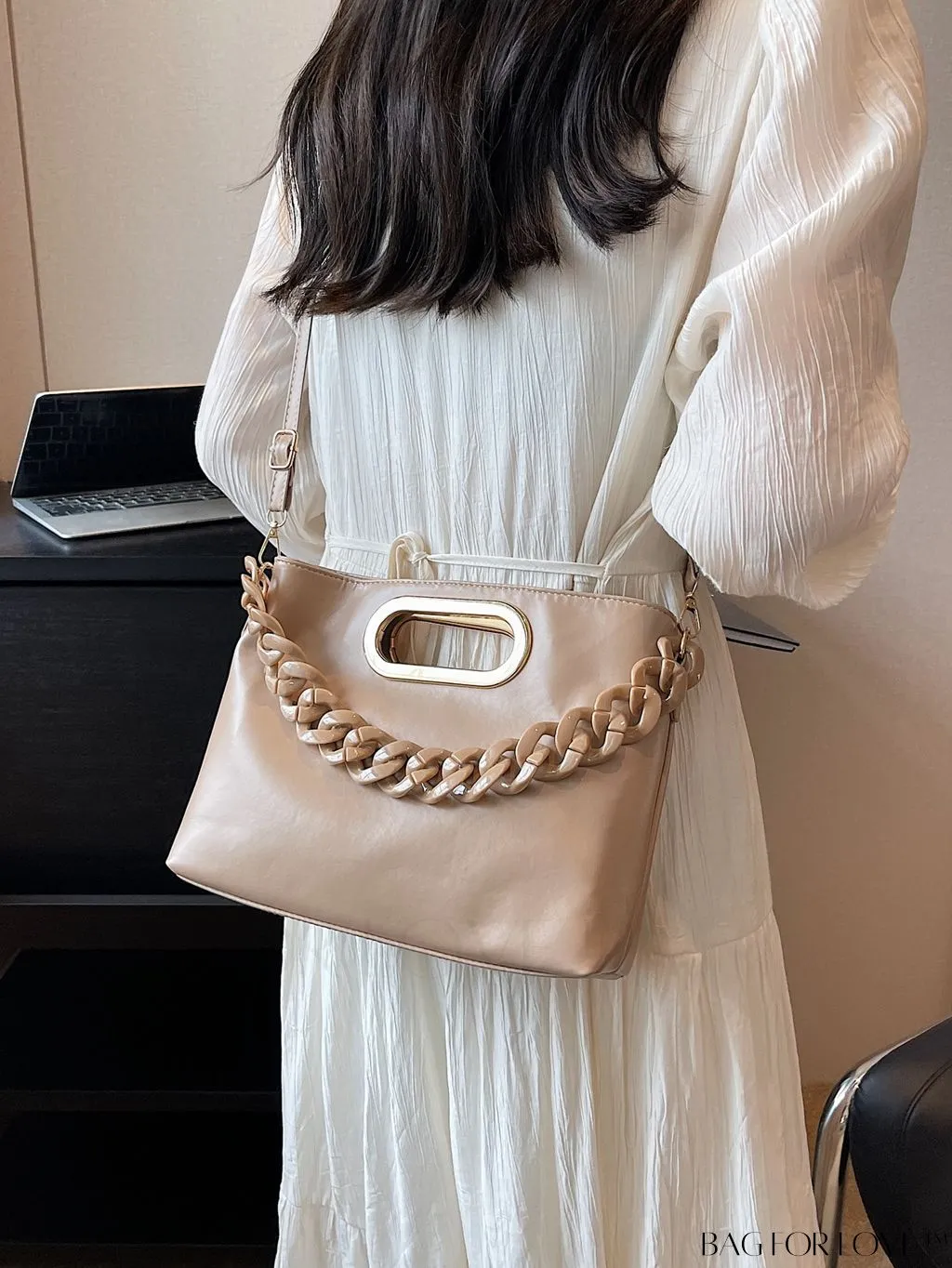 BagForLove - Stylish Chain-Adorned Shoulder Bag