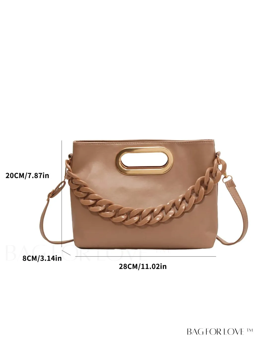 BagForLove - Stylish Chain-Adorned Shoulder Bag