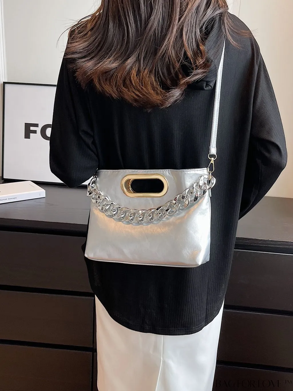 BagForLove - Stylish Chain-Adorned Shoulder Bag