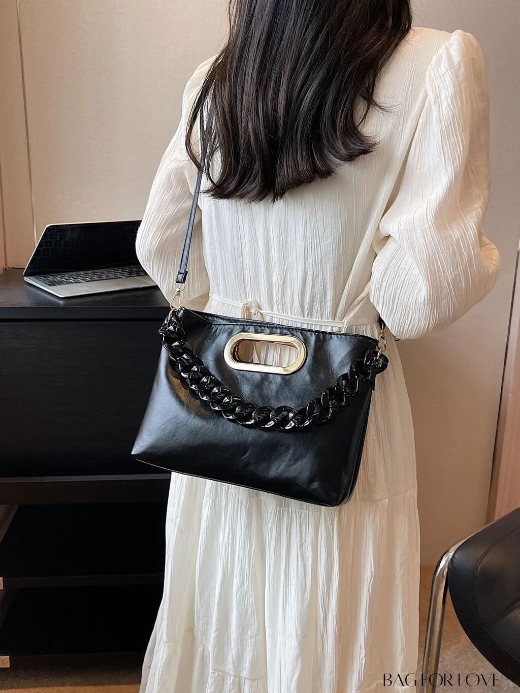 BagForLove - Stylish Chain-Adorned Shoulder Bag
