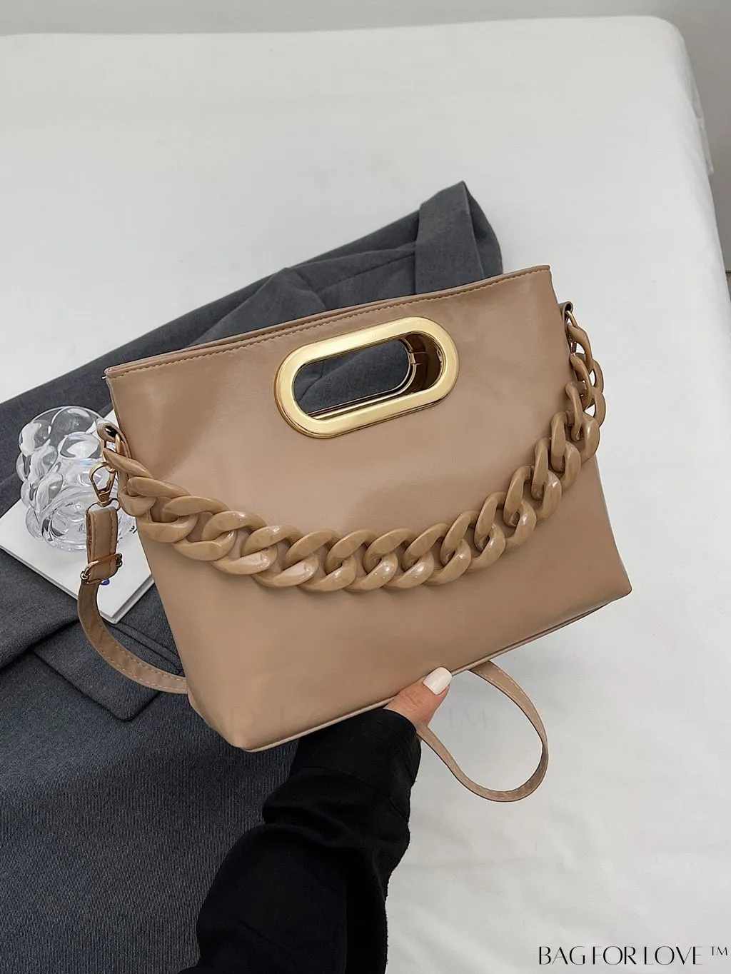 BagForLove - Stylish Chain-Adorned Shoulder Bag