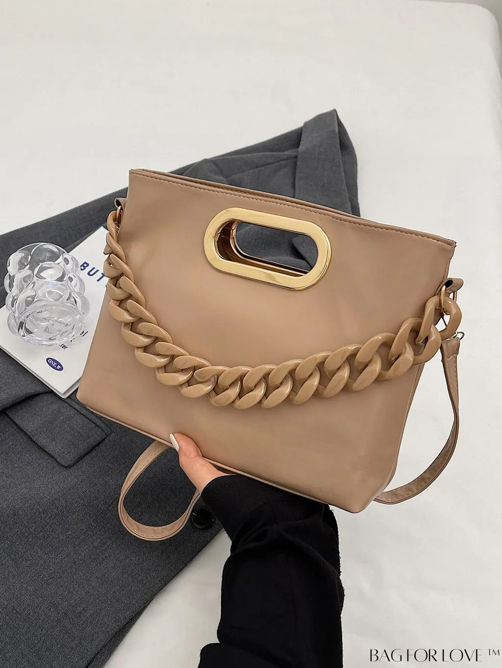 BagForLove - Stylish Chain-Adorned Shoulder Bag