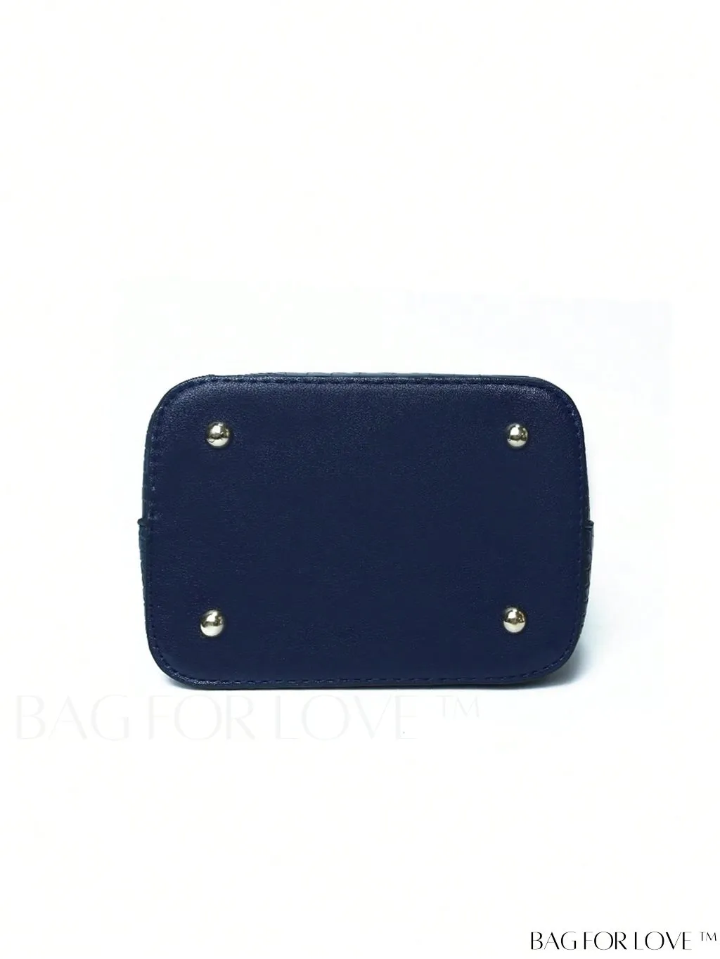 BagForLove - Stylish Crocodile Embossed PU Shoulder Bag for Women, Top Handle Bucket Purse