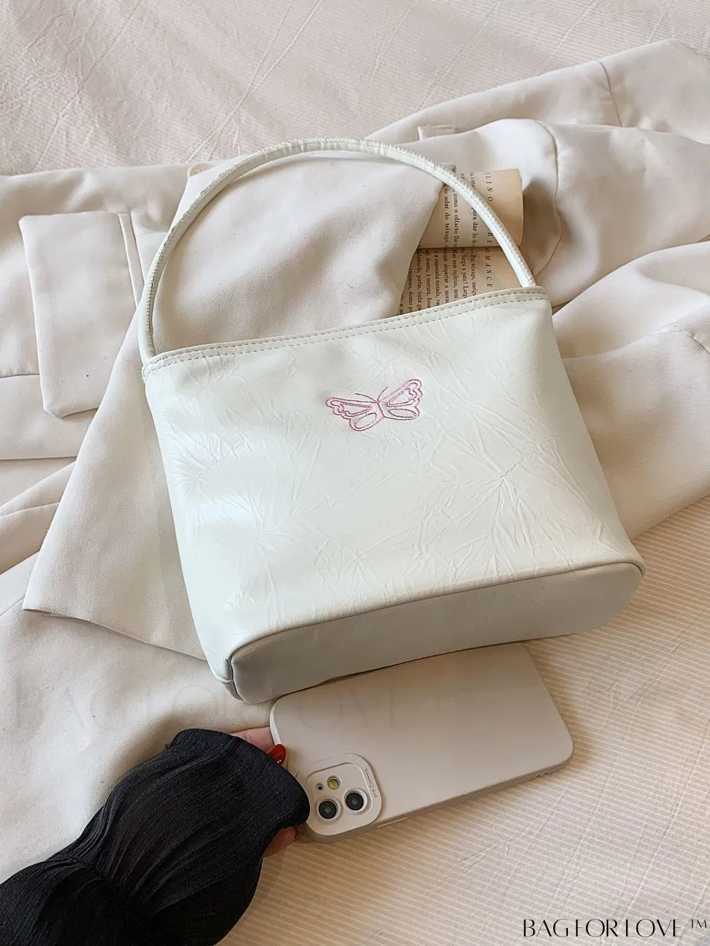 BagForLove - Stylish Summer Casual Tote Bag with Embroidered Lettering - New Arrivals