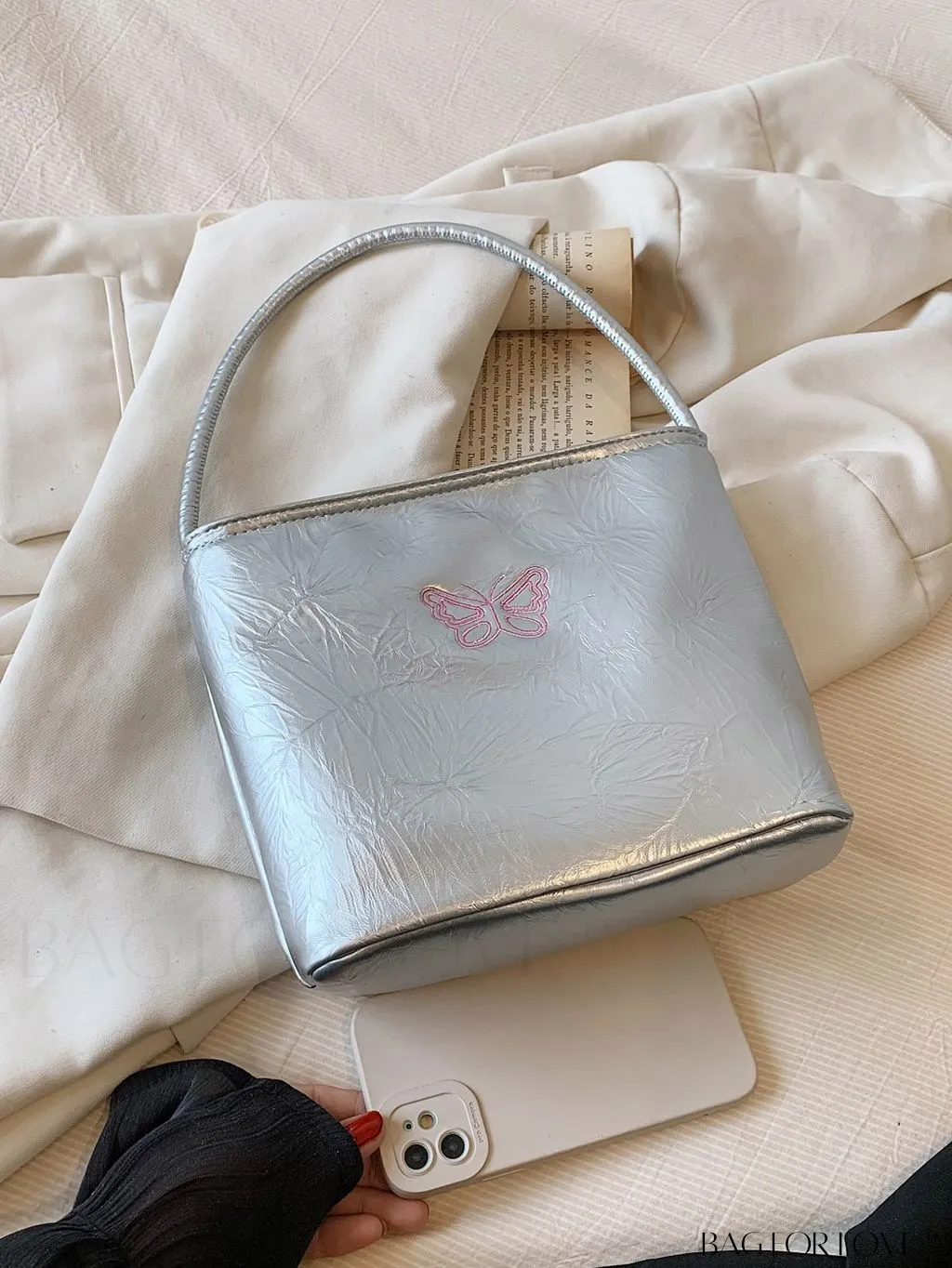 BagForLove - Stylish Summer Casual Tote Bag with Embroidered Lettering - New Arrivals