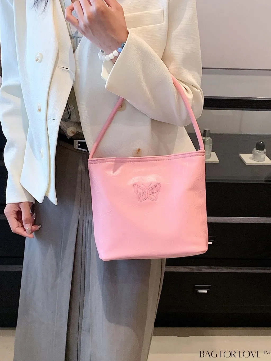 BagForLove - Stylish Summer Casual Tote Bag with Embroidered Lettering - New Arrivals