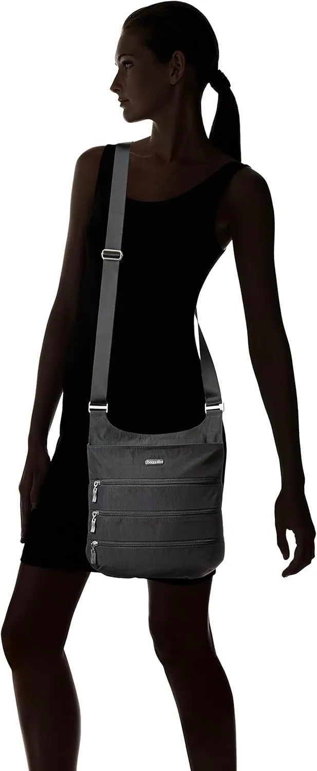 Baggallini Big Zipper Travel Crossbody Bag