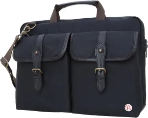 Bags Waxed Knickerbocker Laptop Bag 15 Inch, Black, One Size