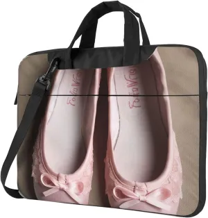 Ballet Shoes Print Laptop Bag Pouch Briefcase Fits 13/14/15.6 inch Notebook Computer Bags for Women Men