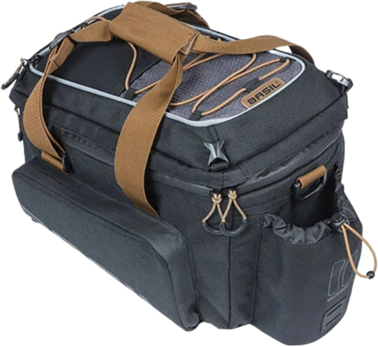 BASIL Bicycle Bag, Miles Trunk Bag, Professional MIK Compatible, 9-36L Waterproof