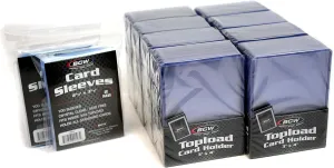 BCW 200-Count Card Toploaders and Card Sleeves,Pvc