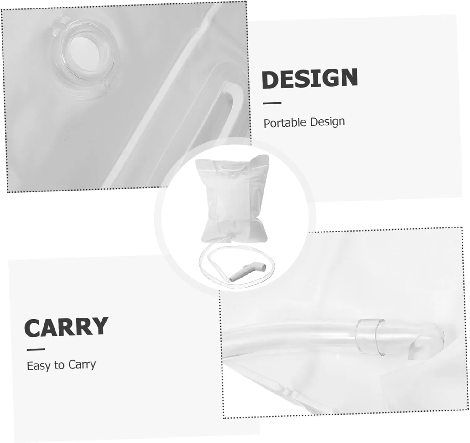 BESPORTBLE 1 Set Camping Shower Bag Portable Camp Shower Portable Shower Bags Shower Camping Travel Shower Portable