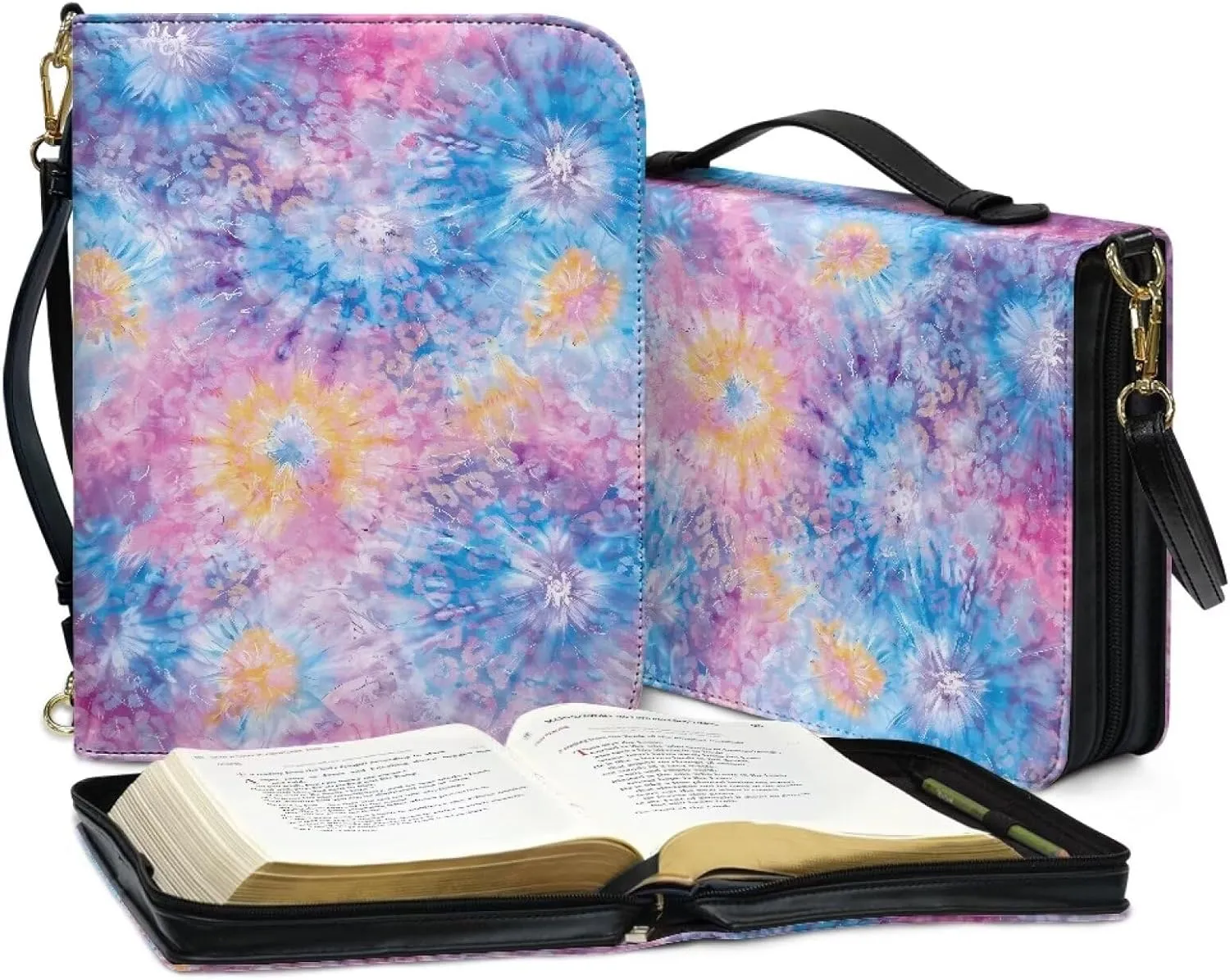 Bible Bags and Totes for Women Men Bible Cover Case for Women Men Leather Bible Covers for Women Men with Pockets