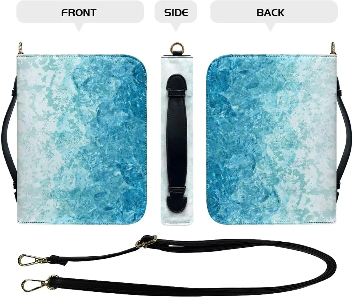 Bible Bags and Totes for Women Men Bible Cover Case for Women Men Leather Bible Covers for Women Men with Pockets