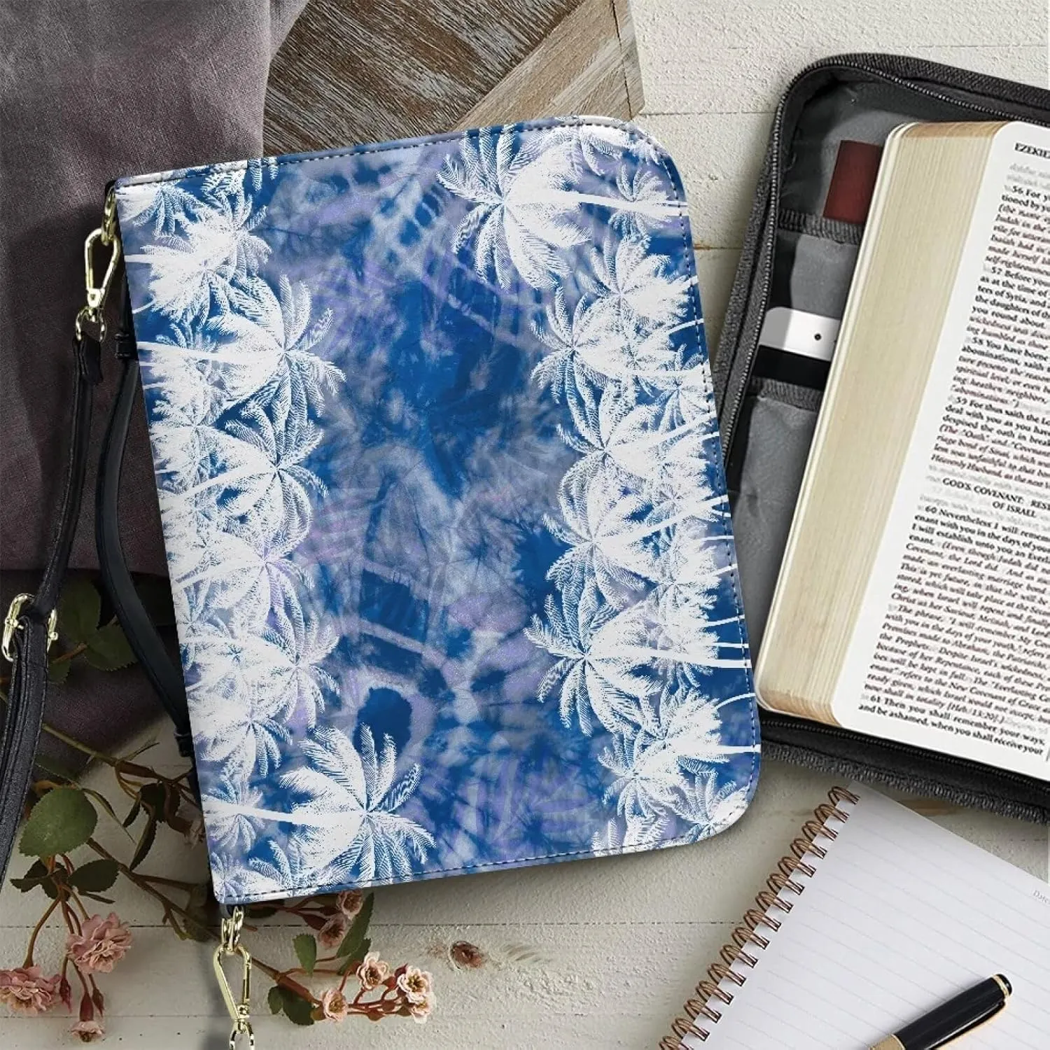 Bible Bags and Totes for Women Men Bible Cover Case for Women Men Leather Bible Covers for Women Men with Pockets