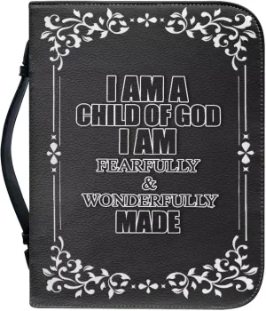 Bible Covers for Men and Women, Multi Pockets Bible Bag Tote for Girls with Handle, Durable Scripture Bag