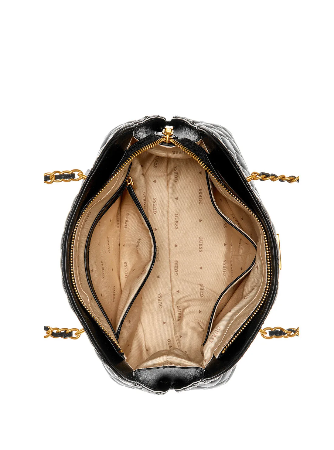 Black Giully Dome Satchel Bag