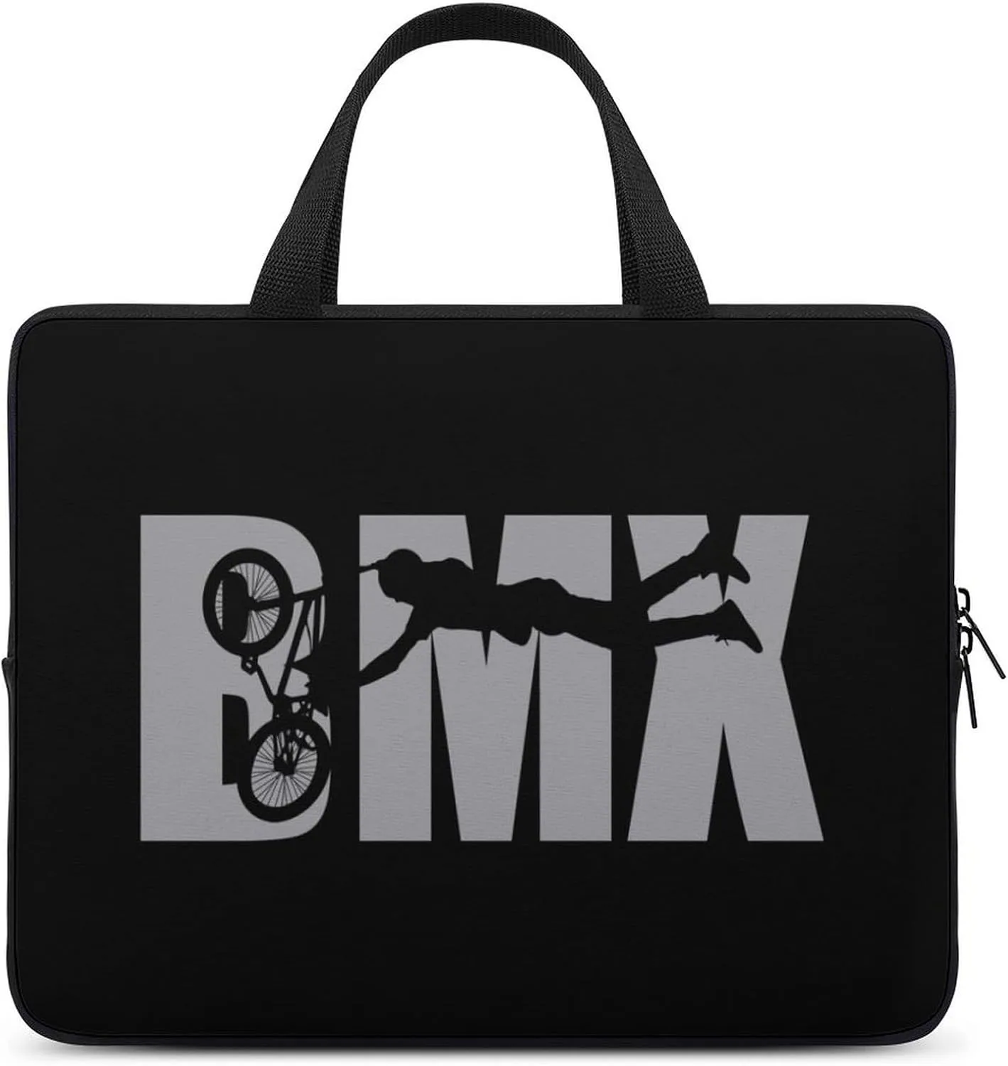 BMX Racing Bike Cycling Laptop Sleeve Portable Waterproof Computer Bag Pouch Handbag Protective Sleeve