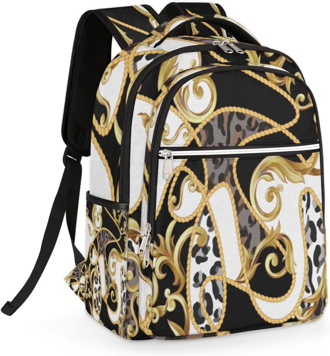 Boho Palace Motifs Travel Laptop Backpack for Women Lightweight Laptop Bag Fits 15.6 inch Laptop Durable Travel Backpack Casual Daypack for Work Business Daily Use