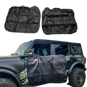 Buckle Up Off-Road FRONT Door Storage Bags for 2021  Ford Bronco 4-Door - 2 Bags