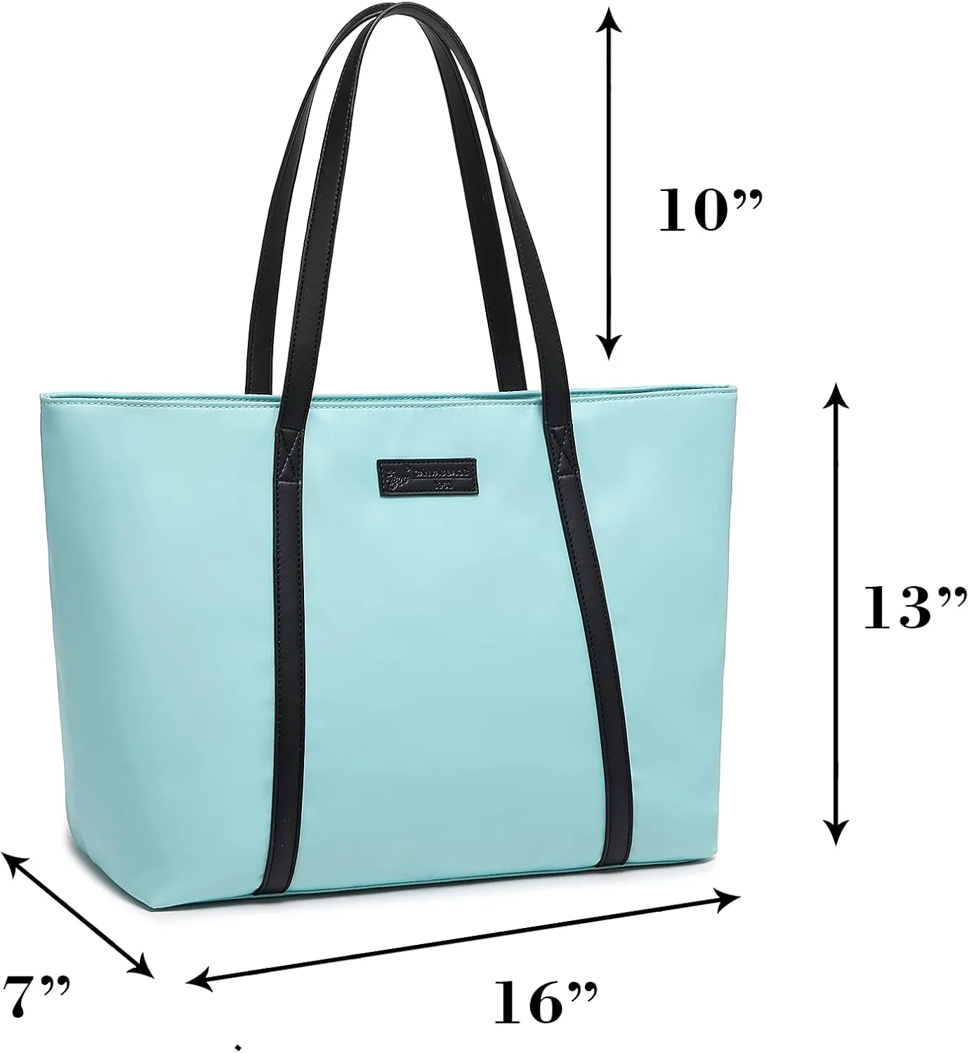 BUG Lightweight Women Laptop Tote Bag for Work, Casual Handbag for Travel Beach College Teacher